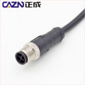 4 núcleos de corriente grande 16A enchufe M12 4 pines hembra macho código S conector impermeable servo motor cable de alimentación